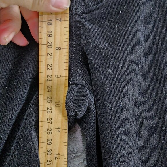 Old Navy Jeans Womens 8 Tall Black Stretch Mid Rise Curvy *GUC* - Picture 5 of 12